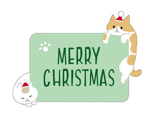 Sanrio 日本正版 貓咪聖誕樹立體聖誕卡