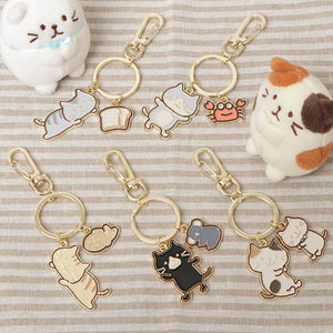 【預訂】Fuku Fuku Nyanko 日本正版 貓咪鑰匙圈 - 五款可選