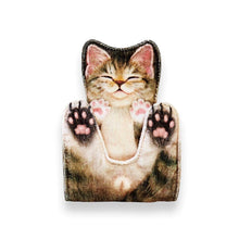 將圖片載入圖庫檢視器 Felissimo貓部 日本正版 開腳小貓毛巾手帕 - 六款可選
