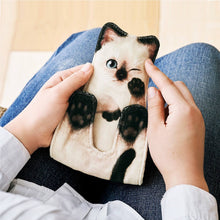 將圖片載入圖庫檢視器 Felissimo貓部 日本正版 開腳小貓毛巾手帕 - 六款可選
