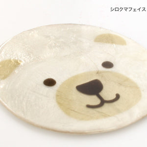TOMO CORPORATION 日本直送北極熊貝殼杯墊