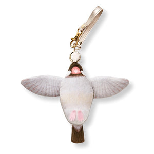 【預訂】 Felissimo YOU+MORE! 日本正版 張開翅膀幫您開門 文鳥可伸縮鑰匙包 - 三款可選